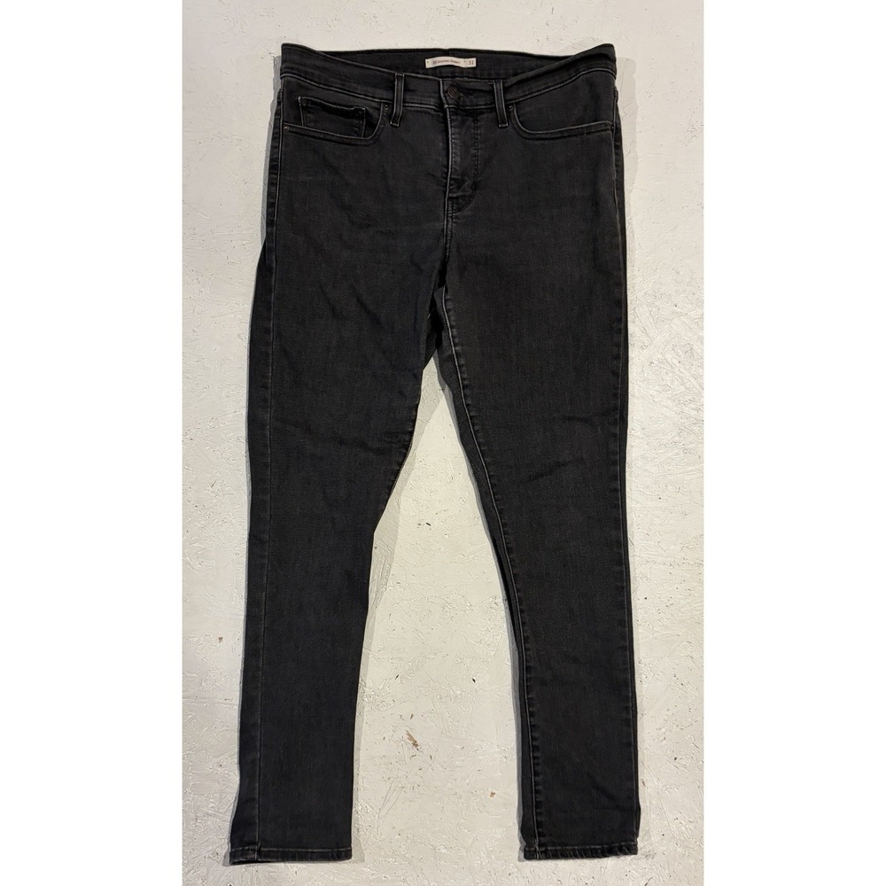 Levi's Women's Jeans‎ Cotton Gray Size 31x30 Zip Solid Denim 311 Shaping Skinny